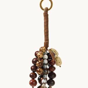 Songmont Wish Seeds Bag Charm - Brown BNWT